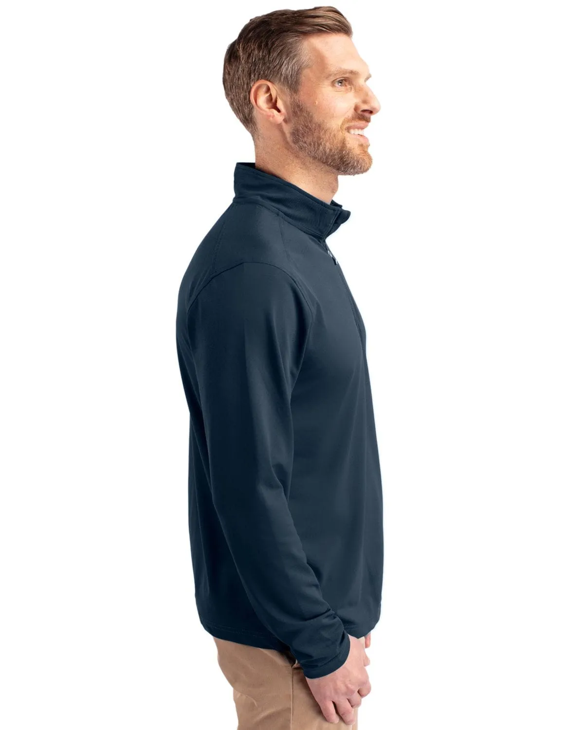 3-Day Swift Ship: Cutter & Buck - Men's Virtue Eco Pique Recycled Quarter Zip