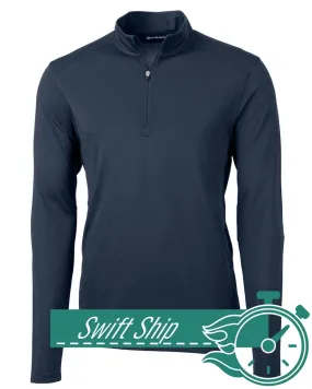 3-Day Swift Ship: Cutter & Buck - Men's Virtue Eco Pique Recycled Quarter Zip