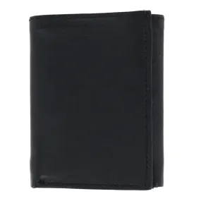 American Bison Men's Lambskin Bifold Wallet with Flip Up ID