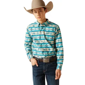 Ariat Boys Brent Sandshell Classic Fit Long Sleeve Shirt 10046431