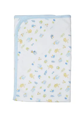 Baby Boy's Animal Forest Print Blanket