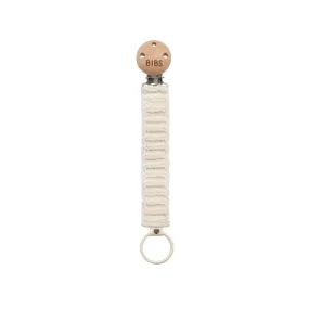 BIBS Dummies - Knitted Pacifier Clip Ivory