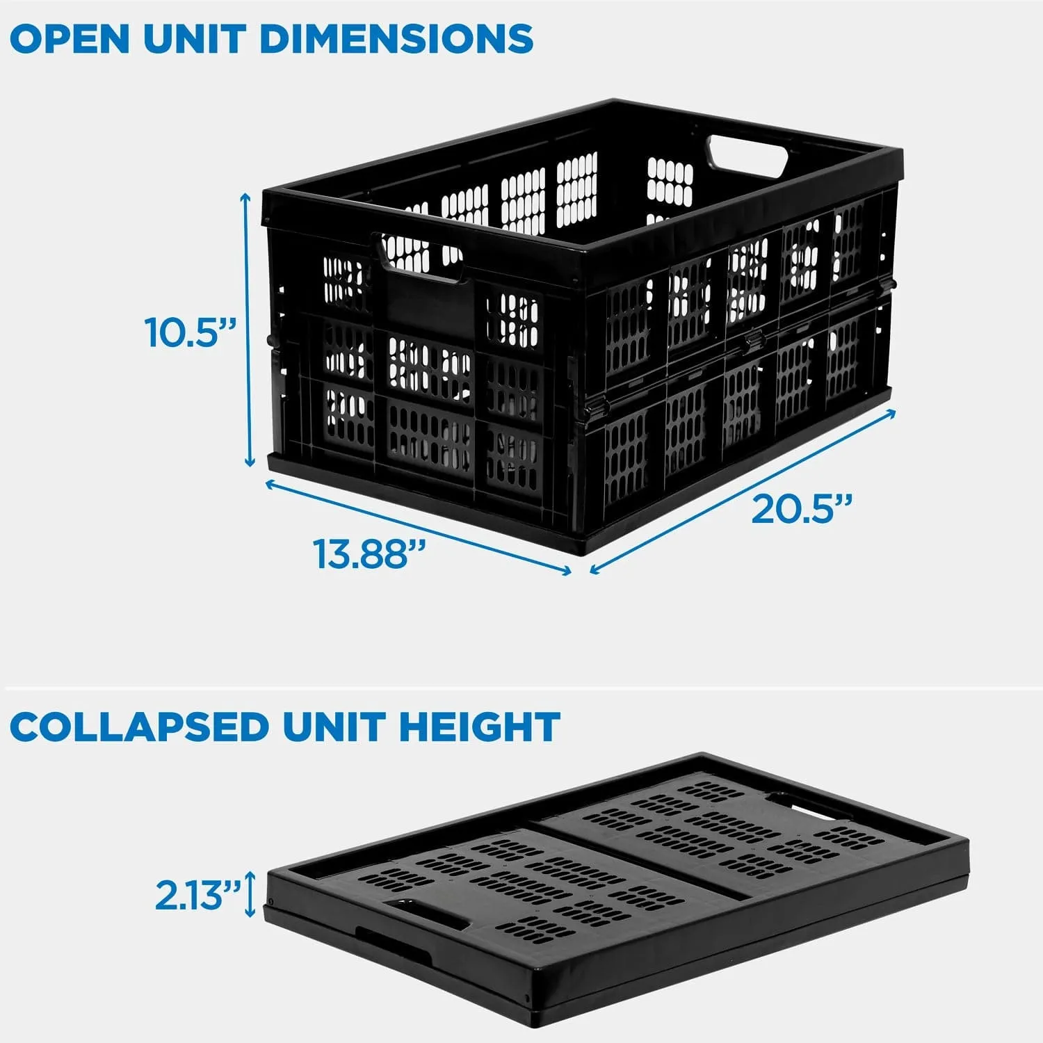 Collapsible Milk Crate