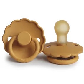 FRIGG Daisy Latex Baby Pacifier 1-Pack Honey Gold