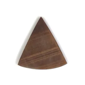 Golden Brown CHOCOLATE SAPPHIRE Gemstone Flat Slices : 25.80cts Natural Untreated Sapphire Triangle Shape 29*28mm