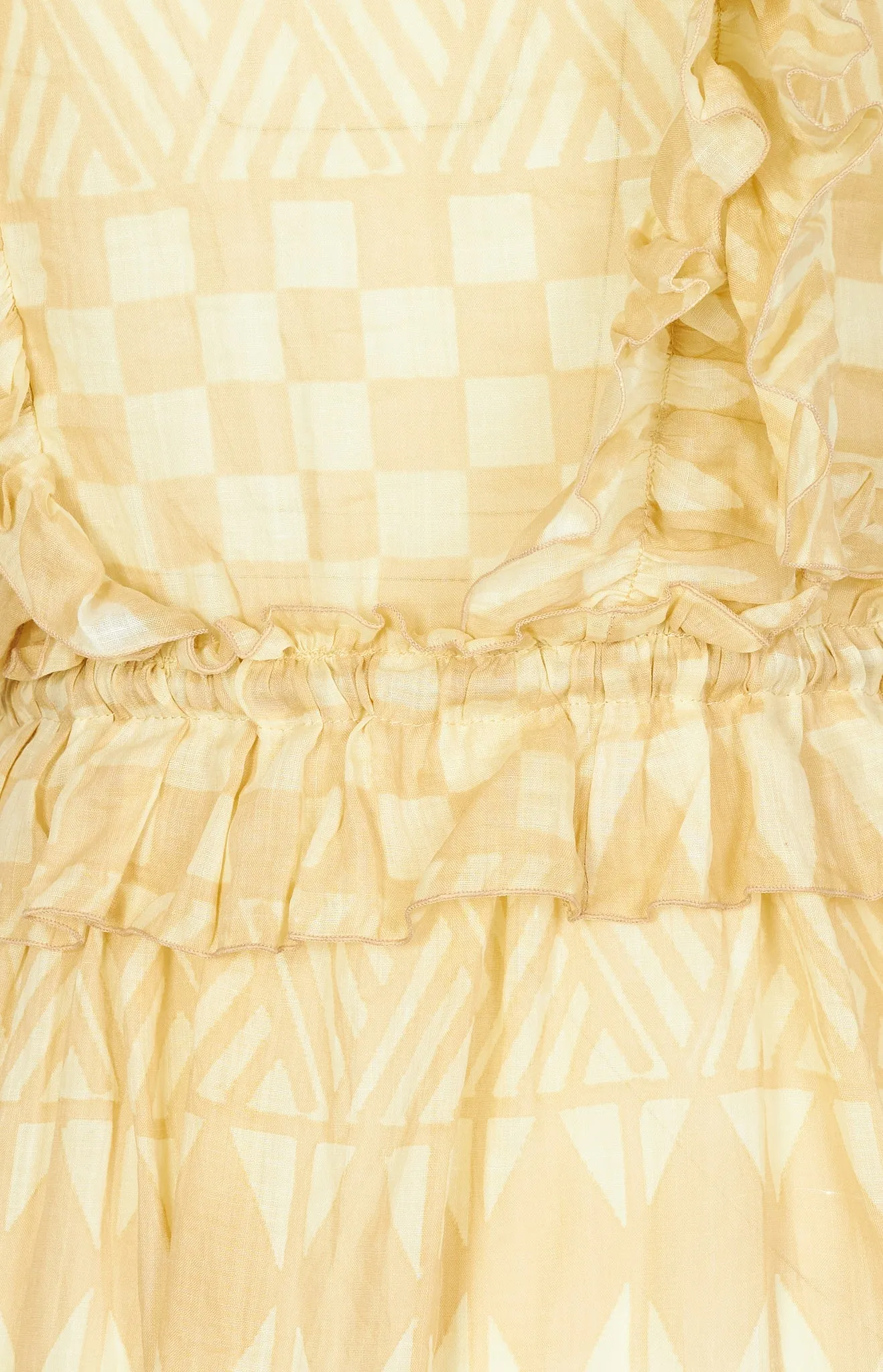 Kleid Marie-Antoinette in African Checkerboard Harvest