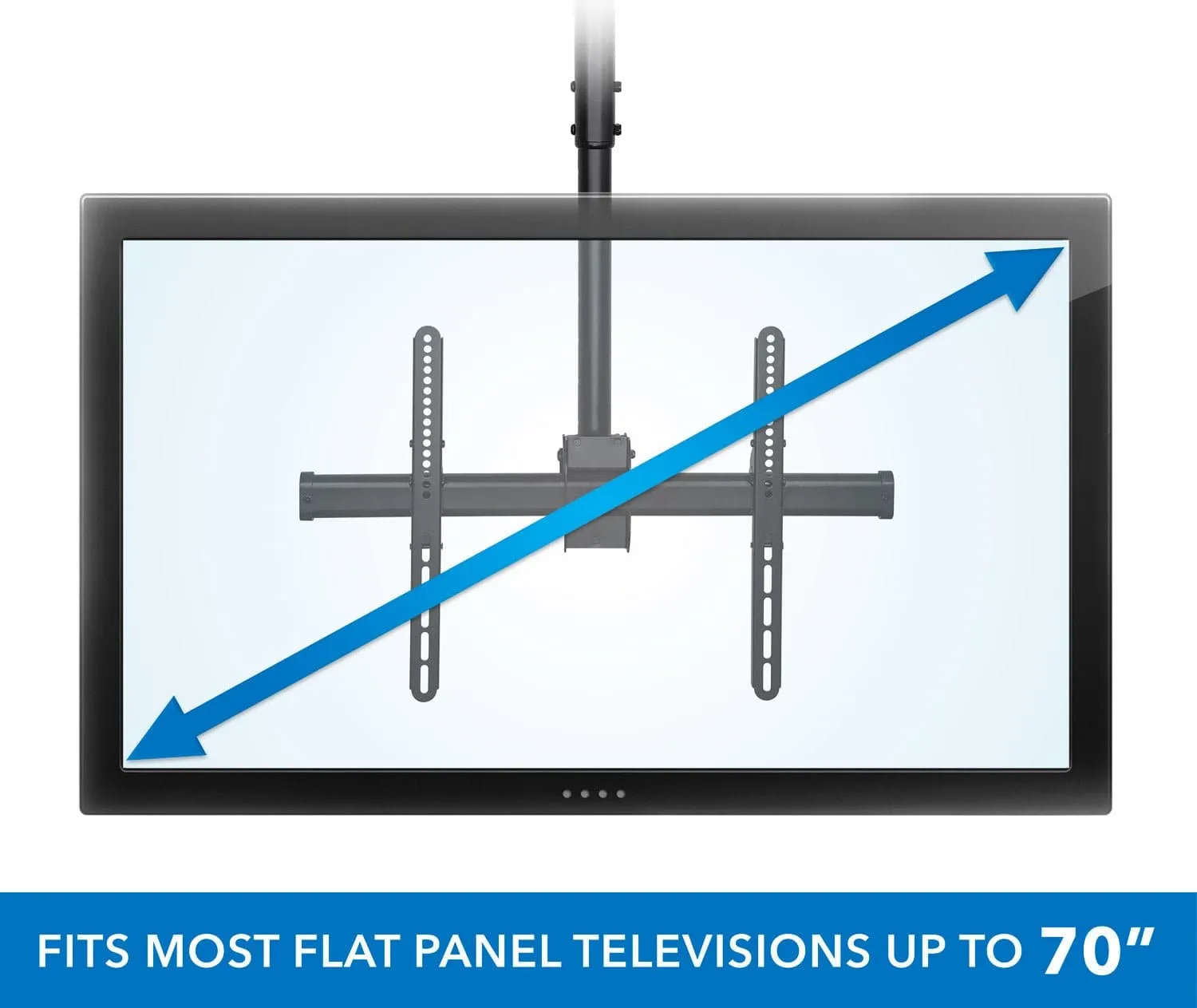 Large Full Motion Ceiling TV Mount