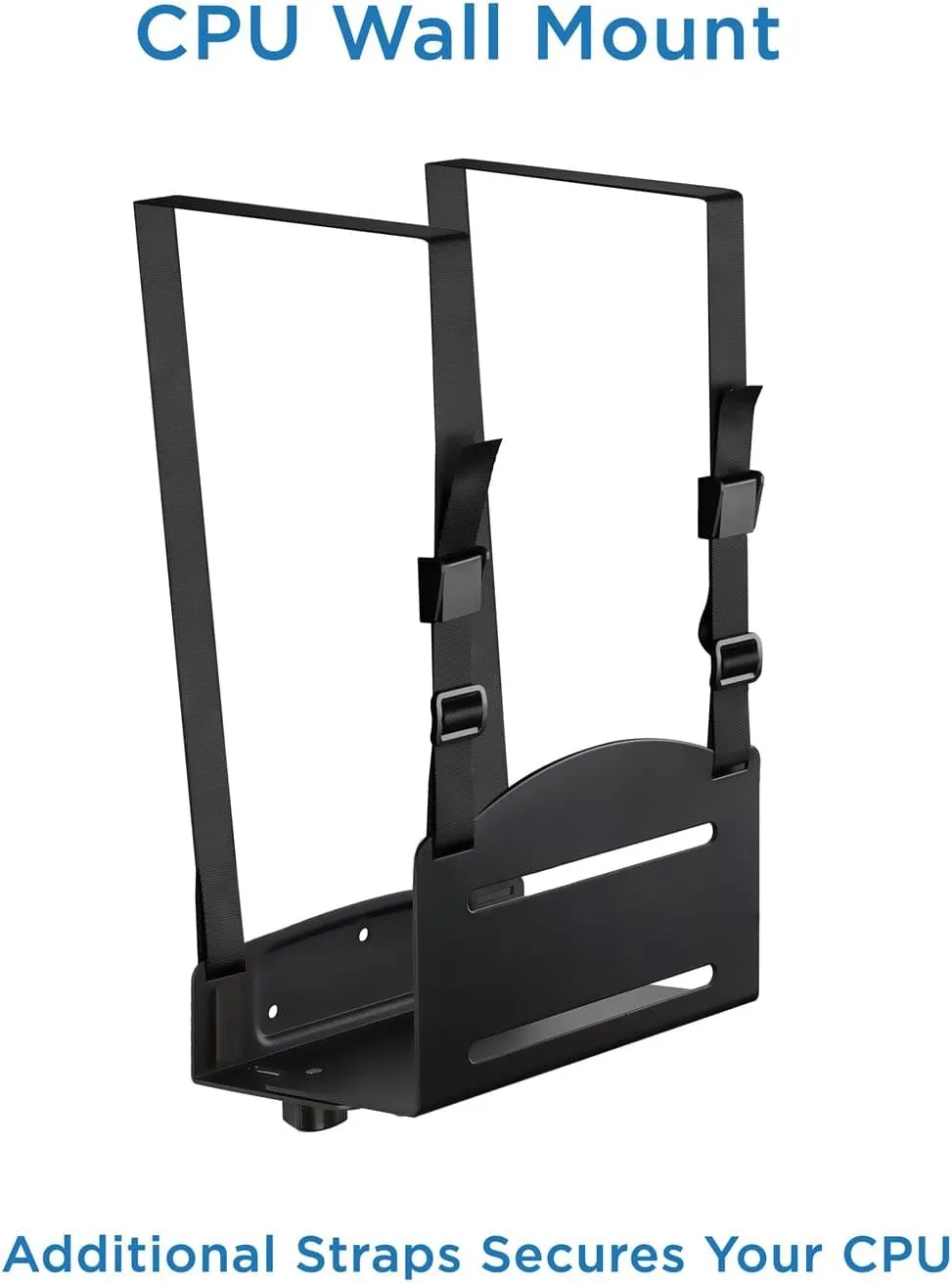 Monitor and Keyboard Wall Mount with CPU Holder