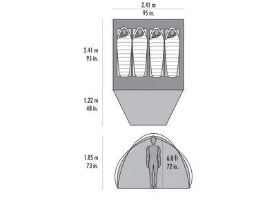 MSR Habitude 4 - Family Camping Tent