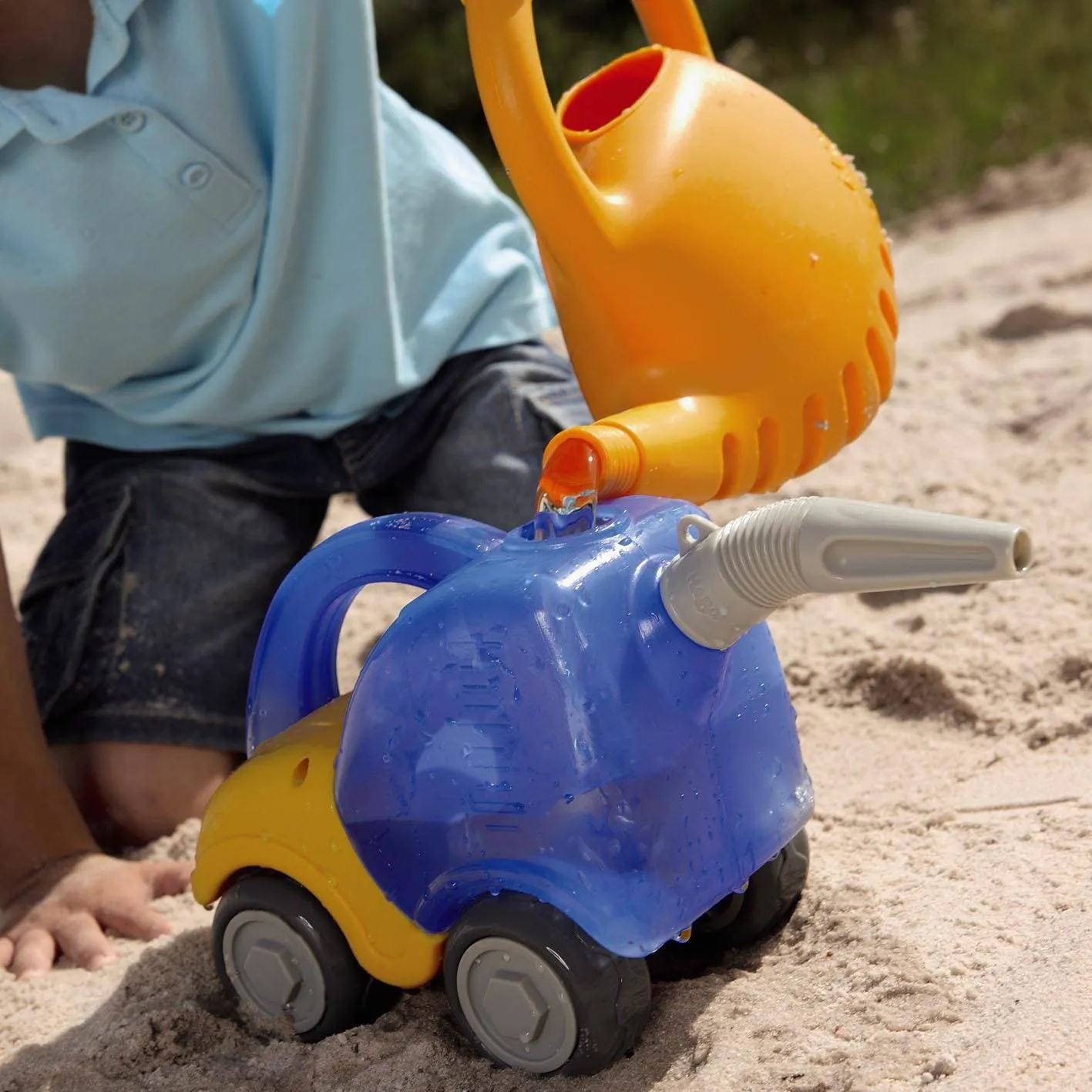 Sand Play Tanker Truck with Funnel