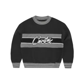 UNI CREW SWEATER [BLACK]